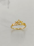 Anillo princess corona T6-1/2 1.2gr ID: 1560