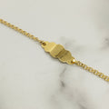 Pulso bebe placa nube 18.5cm /1.95/gr ID: 2080