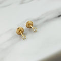 Topo circon blanco 6 uñas 3mm / 0.54 /gr ID: 2196